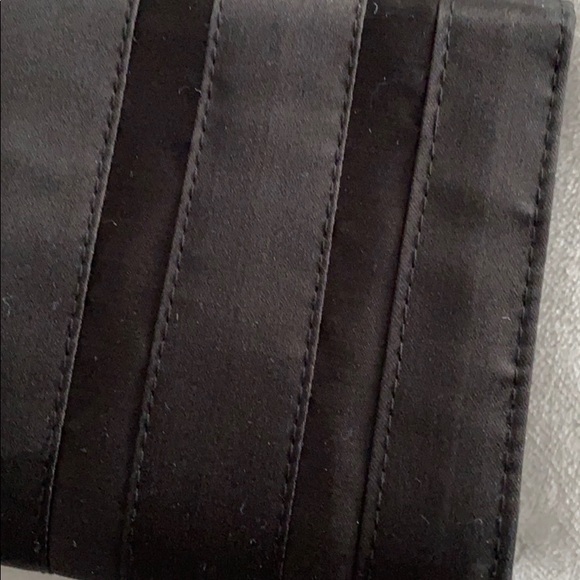 Black satin  Clutch evening or shoulder bag - Picture 6 of 9